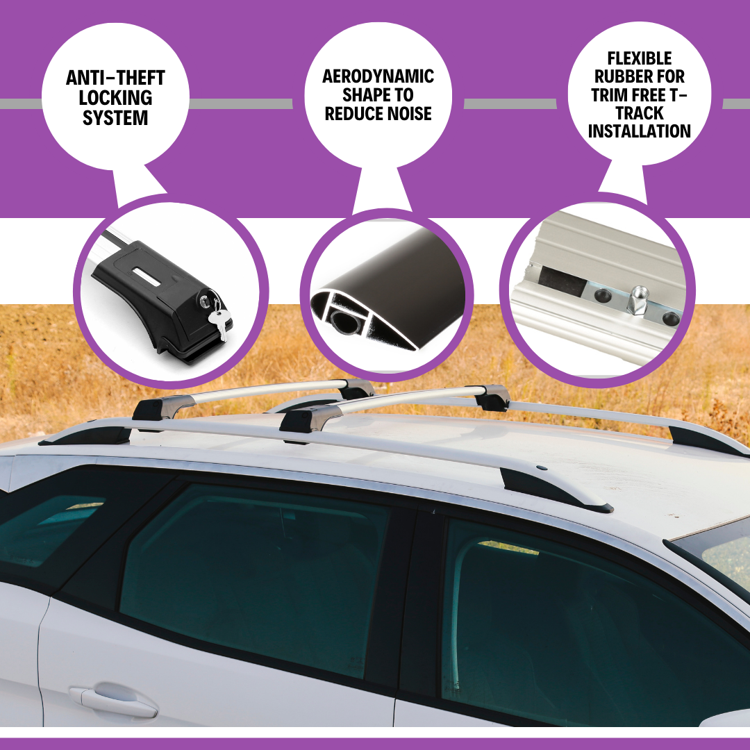 Heavy Duty Roof Rack Crossbars for Kia Seltos 2021-2026