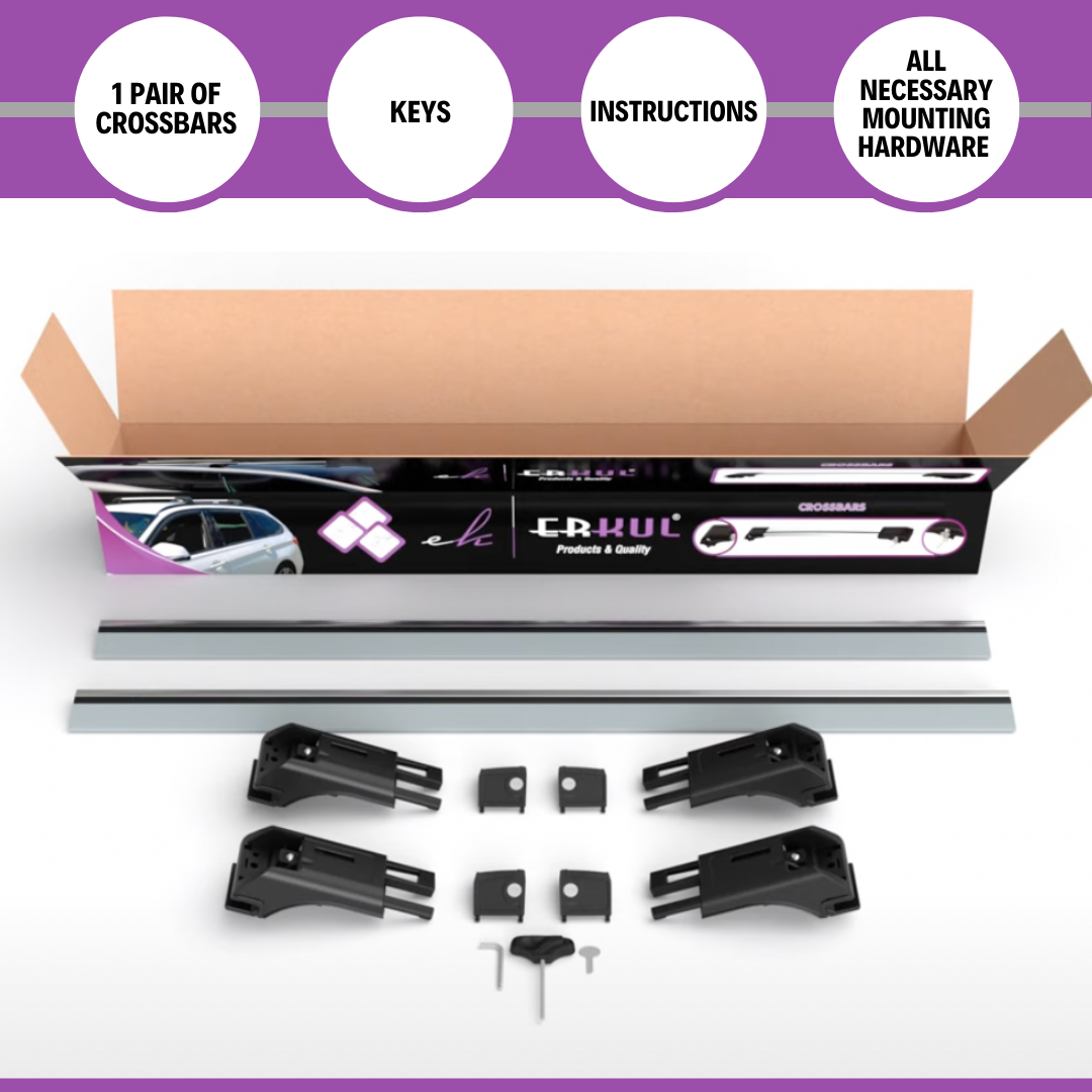 Heavy Duty Roof Rack Crossbars for Kia Seltos 2021-2026