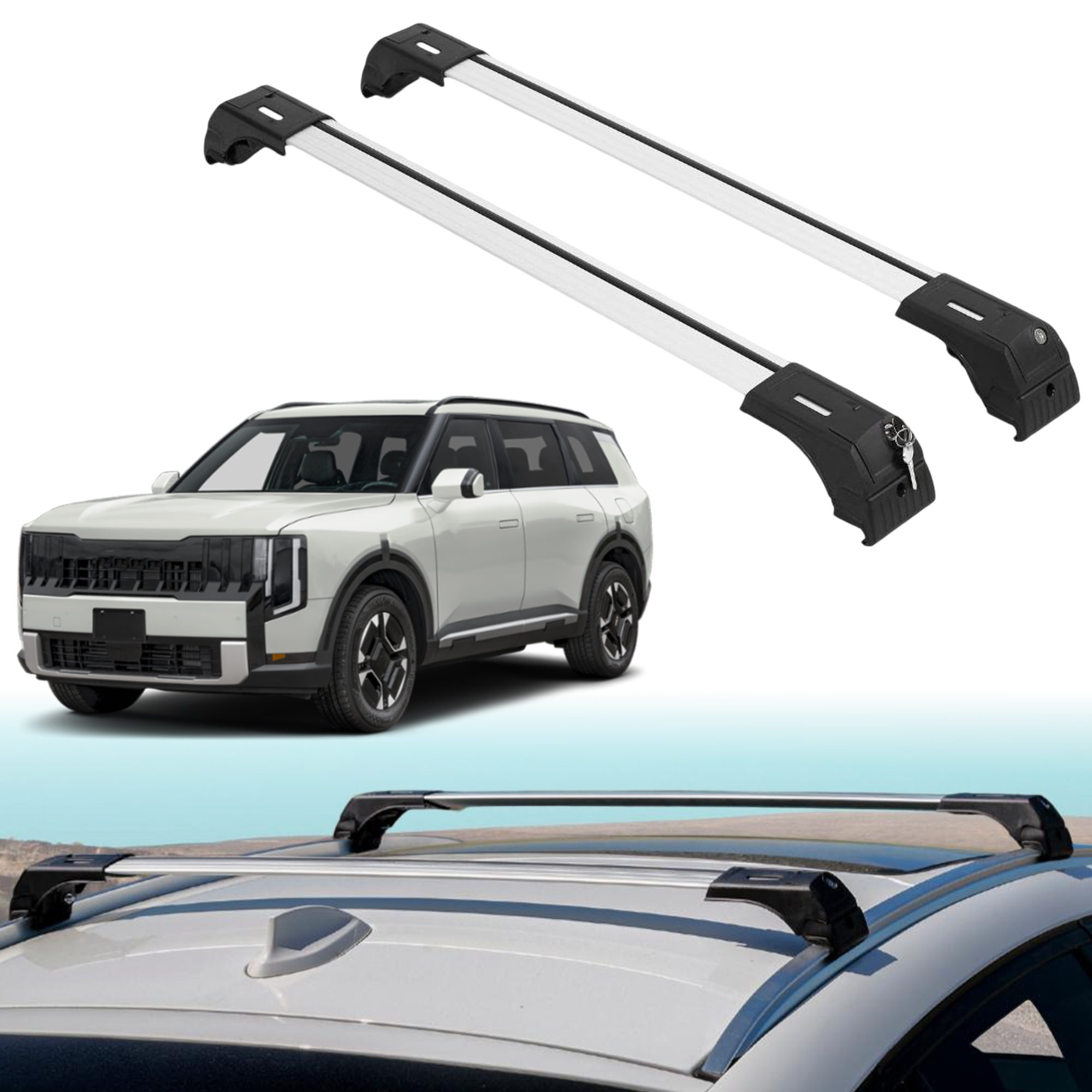 Roof Rack Cross Bars For KIA TELLURIDE 2027