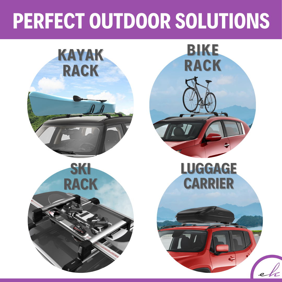 Mazda CX-50 2023-2026 Heavy Duty Roof Rack Cross Bars Black