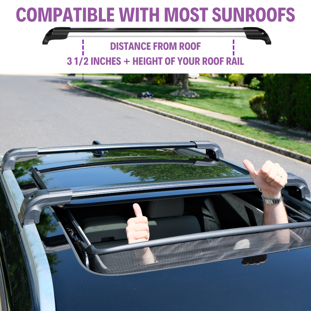 Mazda CX-50 2023-2026 Heavy Duty Roof Rack Cross Bars Black