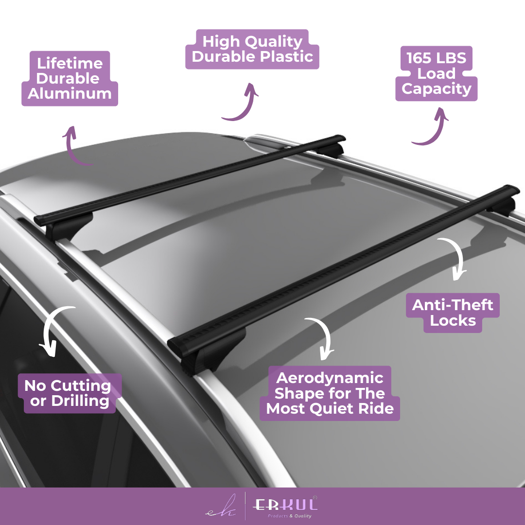 Heavy Duty Roof Rack Crossbars for Kia Seltos 2021-2026