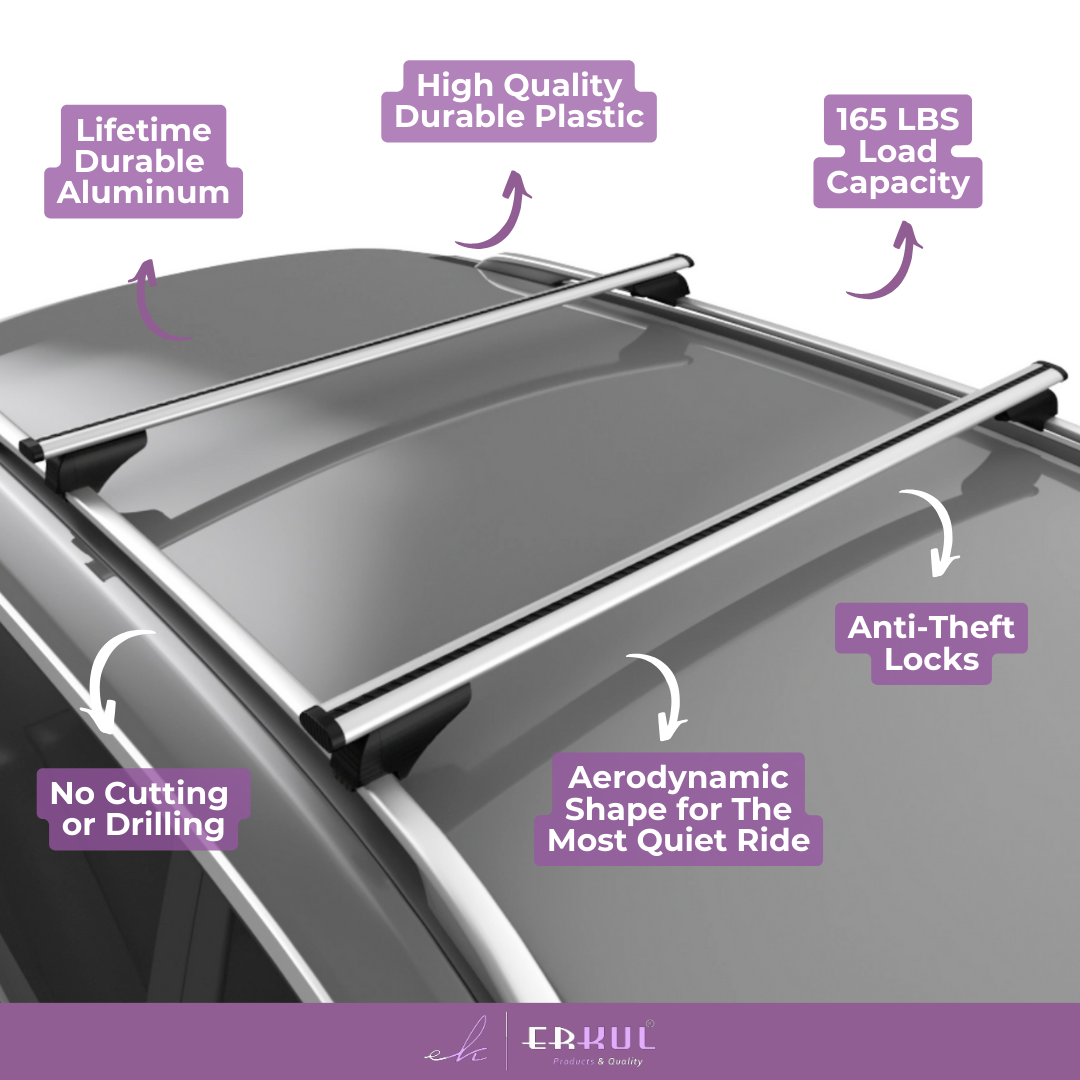 Heavy Duty Roof Rack Crossbars for Kia Seltos 2021-2026
